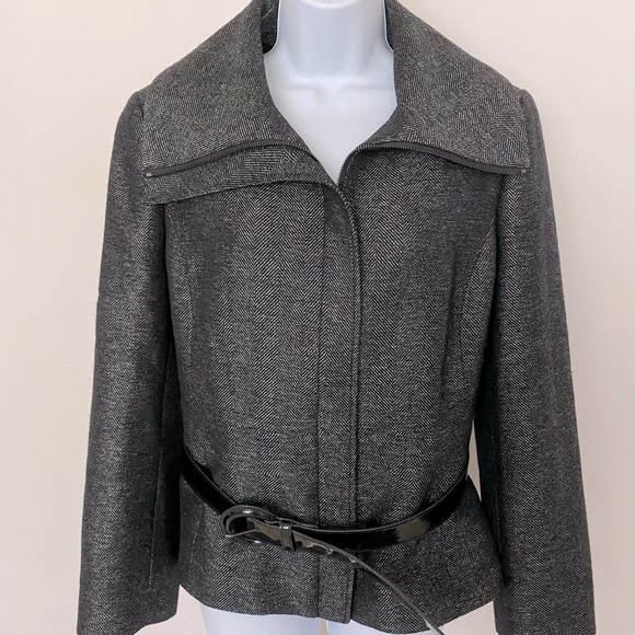 NWOT, Ann Klein Black Zip Up Jacket - Picture 1 of 8